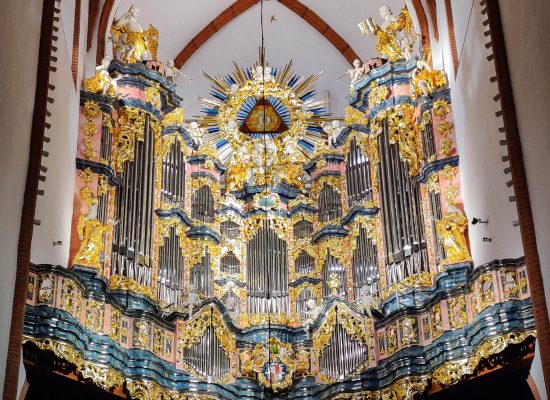 Rekonstrukcja szafy organowej - Wrocław Kosciół św. Elżbiety